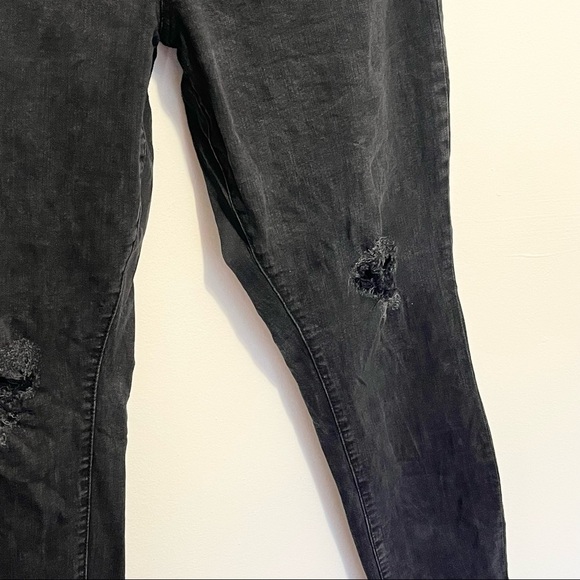 ➕ Torrid Black Distressed Skinny Jeans Womens Plus Size 16 - Picture 5 of 9